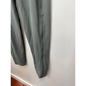 Lululemon Everlux High-Rise Zip-Leg Track‎ Pant Full Length Sz 4 Gray Sage thumbnail 5