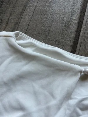 Lovers + Friends White Ruched Mini Dress thumbnail 4