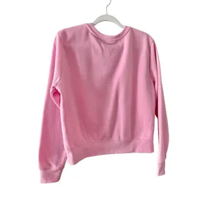 Barbie Sweatshirt Ski Club 1959 Size Large Pink Crewneck‎ Graphic Cropped NEW thumbnail 6