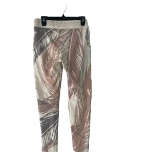 Juvia Women's Size‎ XS Tropical Pink Soft Loungewear Sweat Pants thumbnail 5