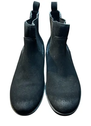 b.o.c Chelsea Boots Womens Size 8 Black Leather Upper Memory Foam Ankle‎ Pull On thumbnail 1