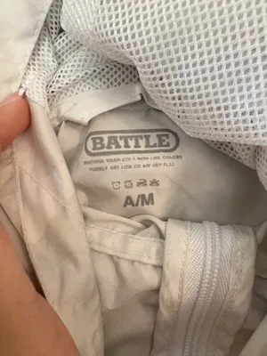 BATTLE football white-camo windbreaker thumbnail 3