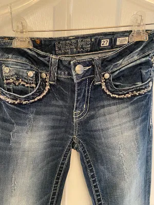 Miss Me Jeans Boot Cut Distressed Jeans 27 thumbnail 6