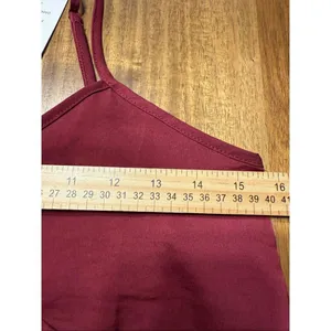 Pink Rose Women's New Dark Auburn Size Small Spaghetti Strap Cami Top thumbnail 6