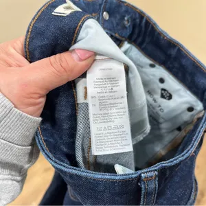 Madewell Women's The Curvy '90s Straight Leg Jeans dark blue wash denim size 23 thumbnail 13