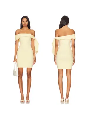Revolve SNDYS Jaymes Mini Dress in Panna Cotta thumbnail 4
