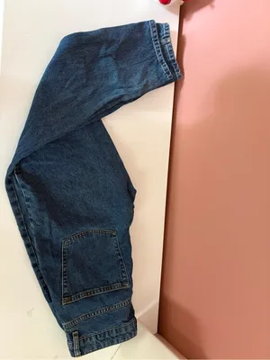 We The Free Women's Relaxed Dark Blue Denim Jeans thumbnail 2