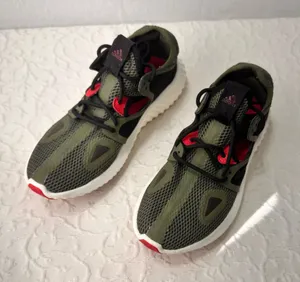 Adidas Snickers Size 6.5 Women's Running Shoes Run Lux Clima Army Green Comfy thumbnail 1