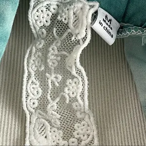 Sadie & Sage Green Linen Blend Tie Dye Maxi Dress M thumbnail 6