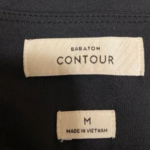 Aritzia Babaton Contour Black Crewneck Short Sleeve Crop Tee T-shirt Top Size M thumbnail 3