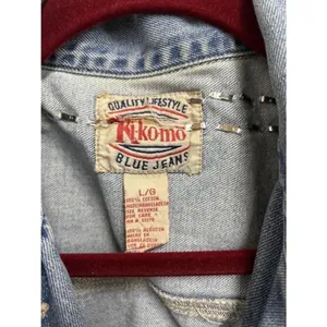 Ki-ko-mo Vintage Custom Denim Vest L/G Blue thumbnail 2