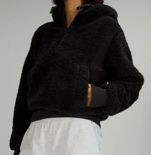 Lululemon Scuba Oversized Half-Zip Fleece Hoodie Size 4 Small thumbnail 1