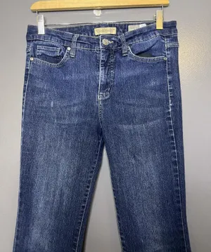 Nine West Vintage America Slim Bootcut Jeans Womens 8/29 Medium Wash Blue Denim thumbnail 1