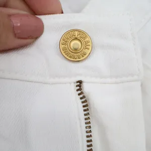 7 For All Mankind Womens White Denim Cut Off Shorts Frayed Hem Size 32 thumbnail 4