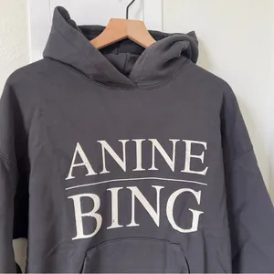 Anine Bing Harvey Serif Sweatshirt in Black - NWT thumbnail 5