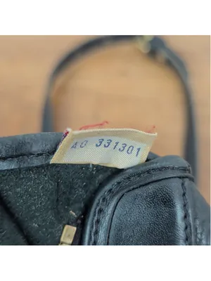 Vintage Dooney & Bourke Black on Black AWL Shoulder Bag thumbnail 9