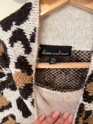 Alison Andrews Leopard Sweater thumbnail 3