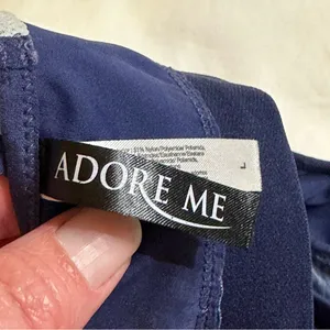 Adore Me Blue Gray Sports Bra Large Activewear Athleisure Gym Workout Yoga thumbnail 4