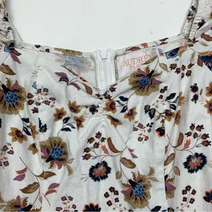 Audrey Parks x Francescas size small floral ivory midi dress cottage romantic bo thumbnail 4