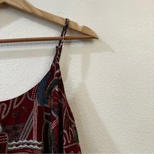 Anthropologie x Farm Rio Benita Cami Blouse Size S Toucans & Palm Pattern‎ thumbnail 5