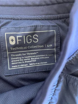Figs Women's Yola FREEx Lined Skinny Scrub Pants Navy Medical thumbnail 4
