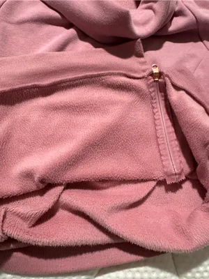 Women's Pink TurtleNeck Pullover Sweatshirt Size M thumbnail 5