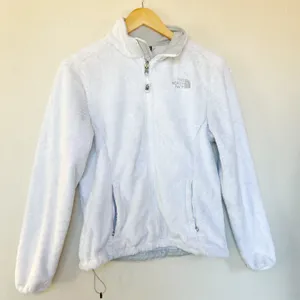 White North Face Fuzzy Jacket thumbnail 2