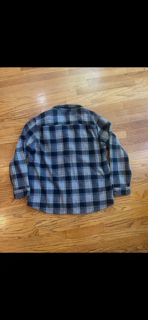Vintage Lee Gray Plaid Collar Shirt Jacket thumbnail 5