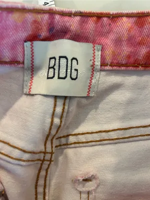 BDG Urban Outfitters Jeans Womens 28 Pink Rose High Rise Flare Floral Pants thumbnail 5