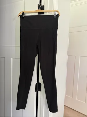 Athleta salutation stash tights black leggings high rise thumbnail 2