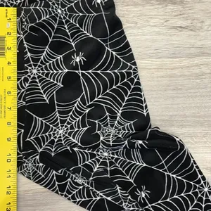 No Boundaries Black with White Spider & Web Print Soft Fleece Jr Size L (11-13) thumbnail 10
