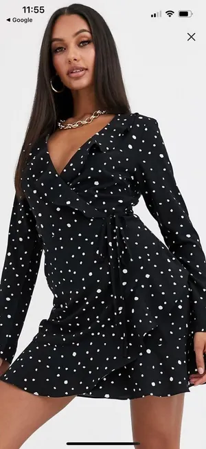 NWT Missguided Polka Dot Dress Size 2 thumbnail 1