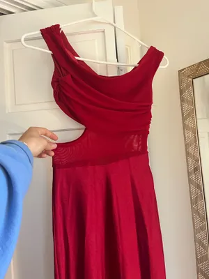 Selfie Leslie Red Dress thumbnail 4
