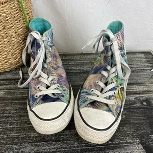 Converse All Star Digital Floral Chuck Taylor Hightop Athletic Sneaker Shoes 7 thumbnail 4