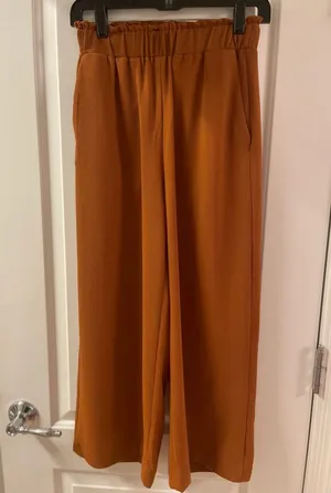 Hennes & Mauritz high waisted wide leg capri length pants thumbnail 1