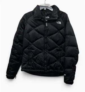 The North Face Aconcagua 550 Down Jacket Womens Medium Black Puffer Coat thumbnail 1