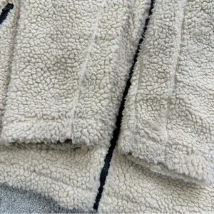 Eddie Bauer Women’s Chilali Fleece Full Zip Jacket Hooded Sherpa in Beige 2XL thumbnail 7