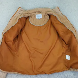 Vintage Forecast Sport Womens Quilted Corduroy Jacket Full Zip Beige Large 44‎ thumbnail 9