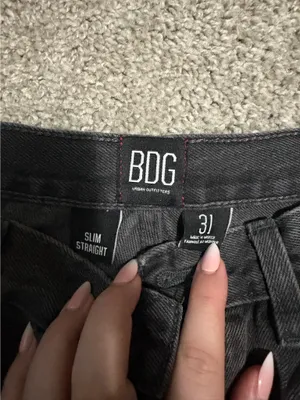 BDG Patchwork Black Jeans thumbnail 3