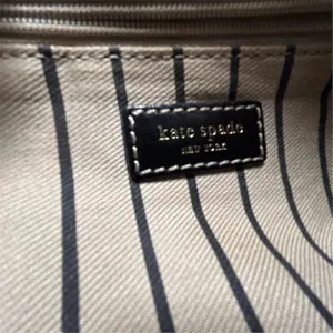Kate Spade Black Leather Shoulder Bag Women's Handbag with Zip Pocket thumbnail 12
