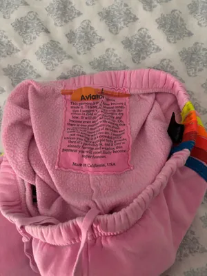 Hot Pink Aviator Nation Sweatpants thumbnail 3