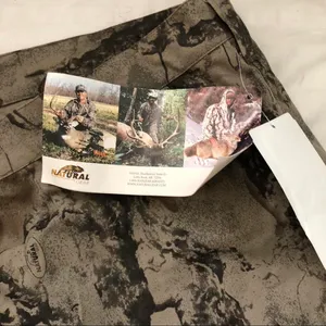 NWT Natural Gear Men’s Camouflage Camo Khaki Brown Cargo Pants Streetwear Hiking Outdoor 100% Cotton-Men XL Measurement in pics thumbnail 4