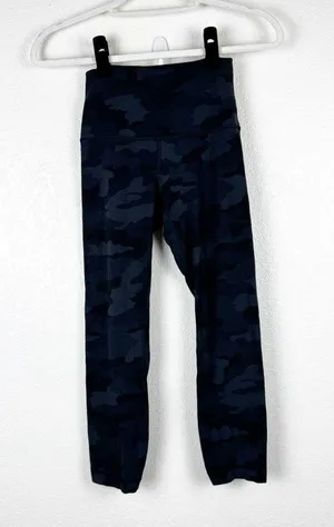 Lululemon Align Nulu Crop 23" Incognito Camo Multi Grey Size 4 thumbnail 1
