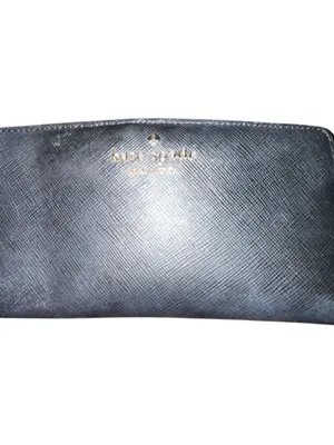Kate Spade Black Leather Zip Wallet thumbnail 2