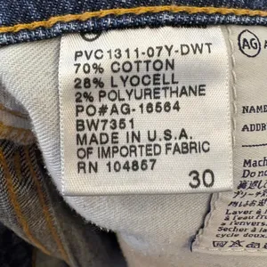 AG Adriano Goldschmied Pixie Roll-Up Shorts Dark Wash‎ Denim Size 30 thumbnail 5