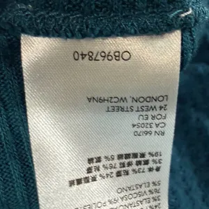 Free People We The Free Santa Clara Thermal Top XS Blue Waffle Knit Relaxed Boho thumbnail 13