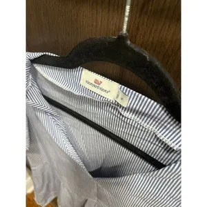 Vineyard vine‎ Blouse stripe ruffles size small thumbnail 2