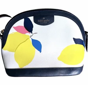 Kate Spade Sylvia Lemon Zest Dome Crossbody EUC thumbnail 1
