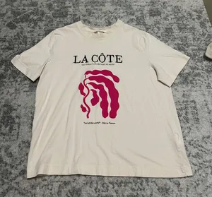 H&M Off-White Graphic Tee thumbnail 1