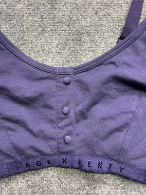 Savage X Fenty Womans L/XL Purple Wireless Bralette thumbnail 2